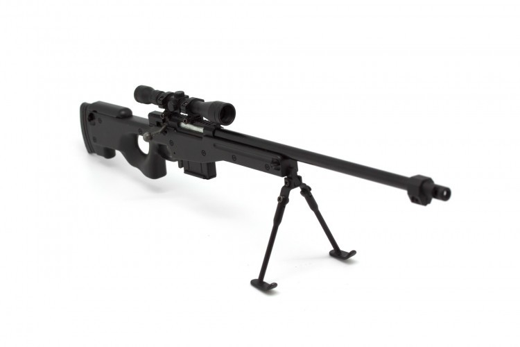 Модель сувенирная в виде оружия Microgun LAWP Снайперская винтовка Черная