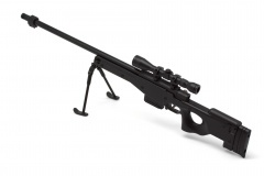 Модель сувенирная в виде оружия Microgun LAWP Снайперская винтовка Черная
