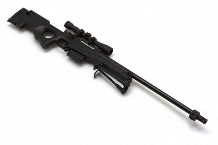 Модель сувенирная в виде оружия Microgun LAWP Снайперская винтовка Черная