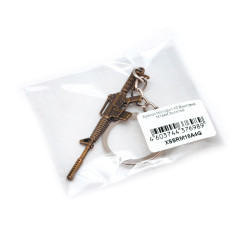 Брелок Microgun XS Винтовка M16A4 Золотой