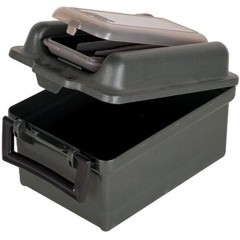 Кейс MTM Shotshell Choke Tube SW-100-11 для хранения 100 патронов и дульных насадок Зелёный