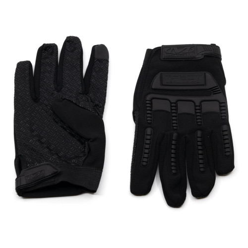 Перчатки тактические Oval RX полноразмерные прорезиненные Чёрный