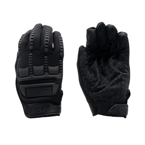 Перчатки тактические Oval RX полноразмерные прорезиненные Чёрный