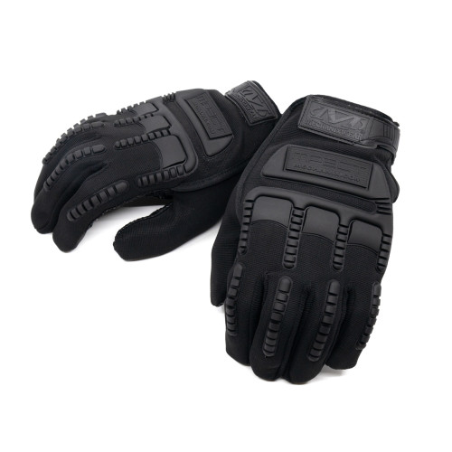 Перчатки тактические Oval RX полноразмерные прорезиненные Чёрный
