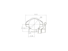 Кольца Nikko Stirling Diamond QR, быстросъемные на Weaver, 30мм, низкие, 4 винта, сталь
