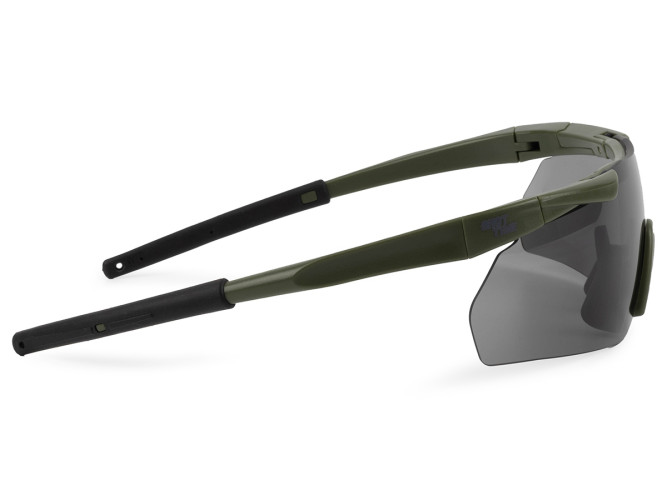 Очки стрелковые ShotTime Lynx KIT, защитные, зелёные, линза: прозрачная, жёлтая, серая, футляр