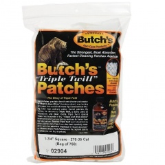 Патч-салфетка хлопковый для чистки оружия Butch's 02904 | Кал. .270 - .35 | 45х45 мм 750 шт