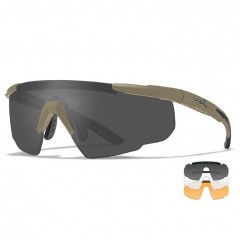 Очки баллистические стрелковые Wiley X Saber Advanced 308T Прозрачные 90% Серые 15% Рыжие 60%