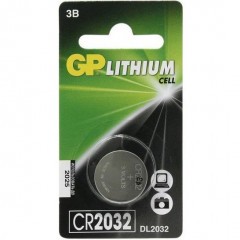 Батарейки литиевые GP Lithium CR2032 Тип CR2032 3V 210 мАч 1 шт