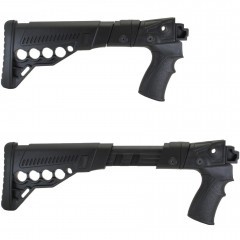 Приклад телескопический DLG Tactical TBS Utility (DLG20004) для Сайга-12 / Сайга-20 / Сайга-410 с патронташем