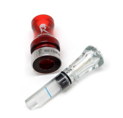 Манок духовой на утку крякву Reyoka Ordek Bir 1 лепесток Красный / Прозрачный