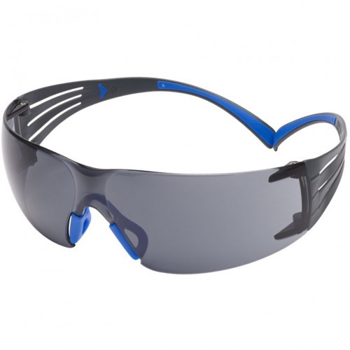 Очки стрелковые защитные 3M SecureFit 402 Scotchgard (SF402SGAF-BLU) Anti-Fog Серые 23%