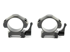 Кольца Nikko Stirling Diamond QR, быстросъемные на Weaver, 30мм, средние, 4 винта, сталь