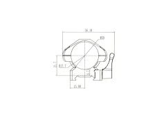 Кольца Nikko Stirling Diamond QR, быстросъемные на Weaver, 30мм, средние, 4 винта, сталь