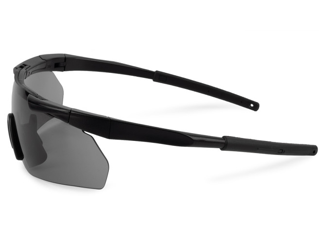 Очки стрелковые ShotTime Lynx KIT, защитные, чёрные, линза: прозрачная, жёлтая, серая, футляр