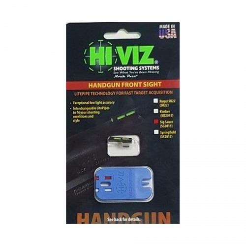 Мушка HiViz пистолетная SG2015 для Sig Sauer P-серий (кроме P250) 3 цвета