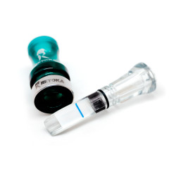 Манок духовой на утку крякву Reyoka Ordek Bir 1 лепесток Зелёный / Прозрачный