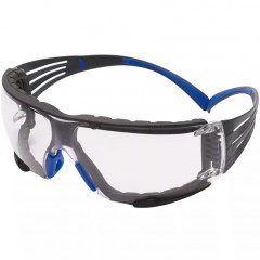 Очки тактические защитные 3M SecureFit 401 Scotchgard (SF401SGAF-BLU CLR SGAF Foam) Anti-Fog Прозрачные 96%