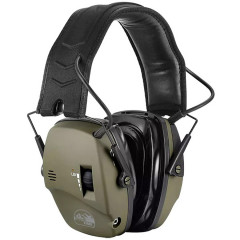 Наушники активные стрелковые ShotTime 44 Pro с гелевыми амбушюрами 23-82 ДБ Зелёный