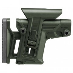 Приклад телескопический Fab Defense RAPS-C со встроенным упором Зелёный