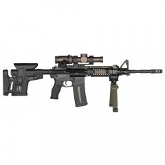 Приклад телескопический Fab Defense RAPS-C со встроенным упором Зелёный