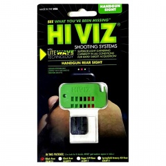 Целик оптоволоконный HiViz GLLW15 для GLOCK, Smith and Wesson, 357 SigSauer высота 6.5 мм 3 цвета