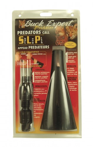 Манок духовой на хищника с рупором Buck Expert 74SLP писк мыши