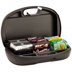 Кейс Negrini 20155 для хранения 150 патронов с ремнём Чёрный