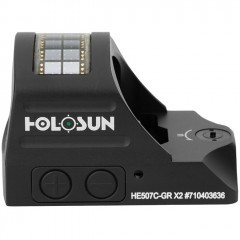 Прицел коллиматорный Holosun Open Elite 507C 1X16X23 IR FP WP (HE507C-GR X2) Открытый M.R.S 2/32 MOA