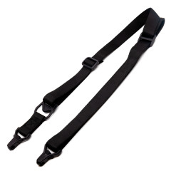 Ремень оружейный RusForce Heavy Pro на 2 точки Чёрный