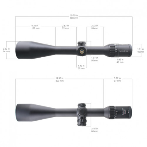 Прицел оптический Vector Optics Continental X6 5-30X56 IR FFP FP WP (SCOL-X22P) Сетка BDC