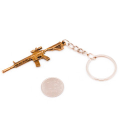 Брелок Microgun XS Винтовка Heckler and Koch M416 Золотой