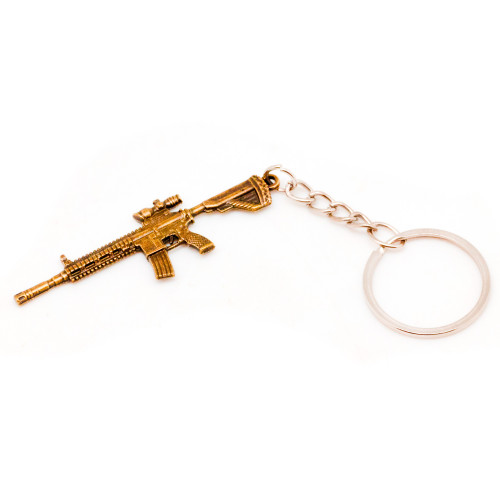 Брелок Microgun XS Винтовка Heckler and Koch M416 Золотой