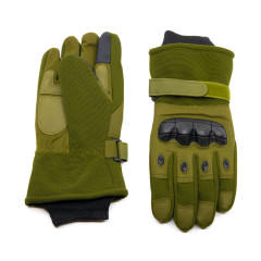 Перчатки тактические Стикхант Major зимние непромокаемые полноразмерные I-Touch Зелёный