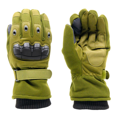 Перчатки тактические Стикхант Major зимние непромокаемые полноразмерные I-Touch Зелёный