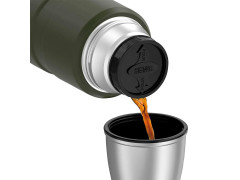 Термос для напитков THERMOS KING SK-2020 AG 2.0L, нержавеющая сталь, винтовая пробка, складная ручка, Army Green