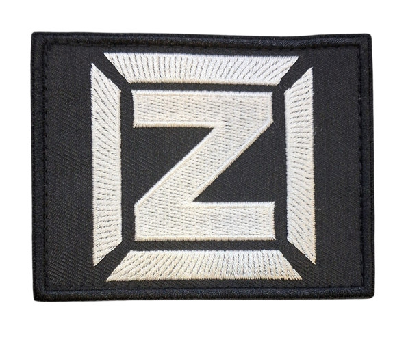 Шеврон тактический RusForce 9*7 см Z черный