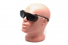 Очки на очки баллистические стрелковые Pyramex Cappture S9920ST Anti-fog Diopter Серые 23%