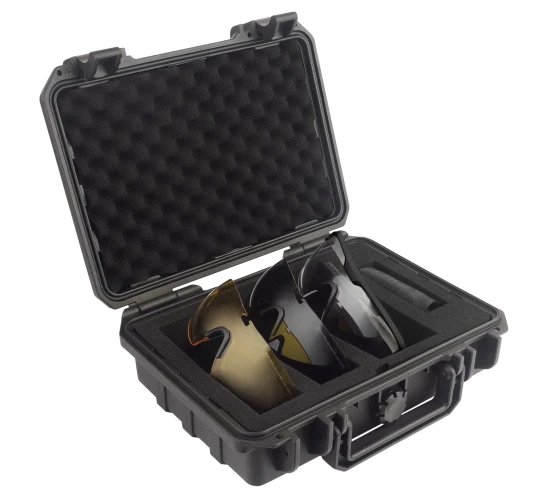 Очки баллистические стрелковые PMX Select GB-2000 CASE KIT ANTI-FOG Прозрачные 96% Жёлтые 89% Серые 23%