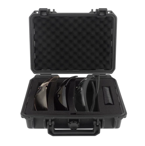 Очки баллистические стрелковые PMX Select GB-2000 CASE KIT ANTI-FOG Прозрачные 96% Жёлтые 89% Серые 23%