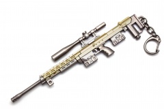 Брелок Microgun M Снайперская винтовка AMP DSR-1 с сошками Золотой