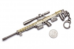 Брелок Microgun M Снайперская винтовка AMP DSR-1 с сошками Золотой