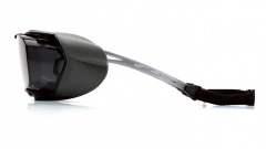 Очки на очки баллистические тактические Pyramex Cappture S9920STMRG Anti-fog Diopter Серые 23%