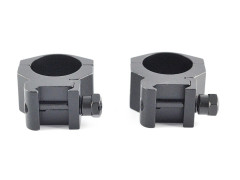 Кольца Nikko Stirling Sport Match, небыстросъемные на Weaver, 30 мм, средние, 6 винтов, алюминий