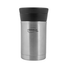 Термос для еды THERMOcafe DFJ-500 0.5L, складная ложка из нержавеющей стали, стальной