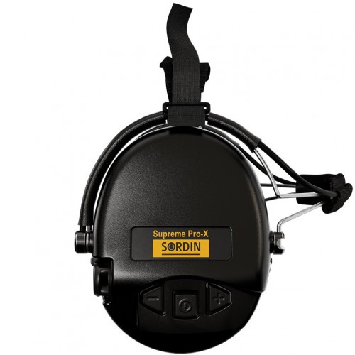 Наушники активные стрелковые Sordin (MSA) Supreme Pro-X Neckband 76302-X-02 19-24 ДБ Чёрный