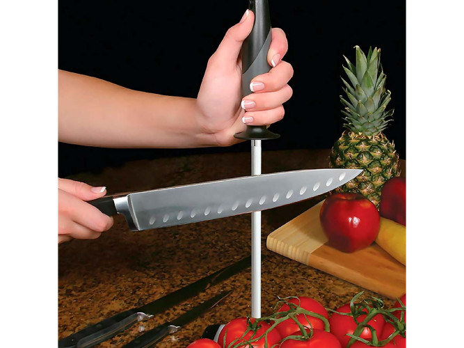 Точилка для ножей AccuSharp Sharpening Steel, мусат 9"