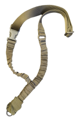 Ремень оружейный тактический Стикхант 1 точечный с амортизатором Хаки