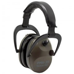 Наушники активные стрелковые PMX Tactical Pro PMX-35G 24-80 ДБ Хаки