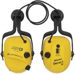 Наушники активные стрелковые Honeywell Howard Bilsom Impact 1010632 с креплением под шлем-каску 27-82 ДБ Жёлтый